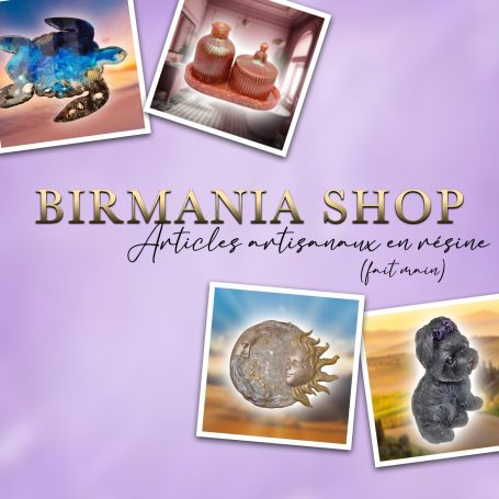 Articles artisanaux en résine, fait main